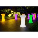 LED-beleuchteter Hocker/Stuhl, 40 x 40 x 40 cm