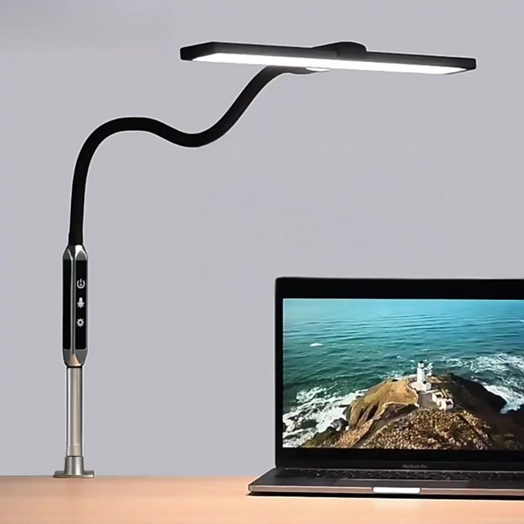 LED-Leuchte LUCIO, Tischklemme, Fernbedienung LED-Leuchte LUCIO, Tischklemme, Fernbedienung