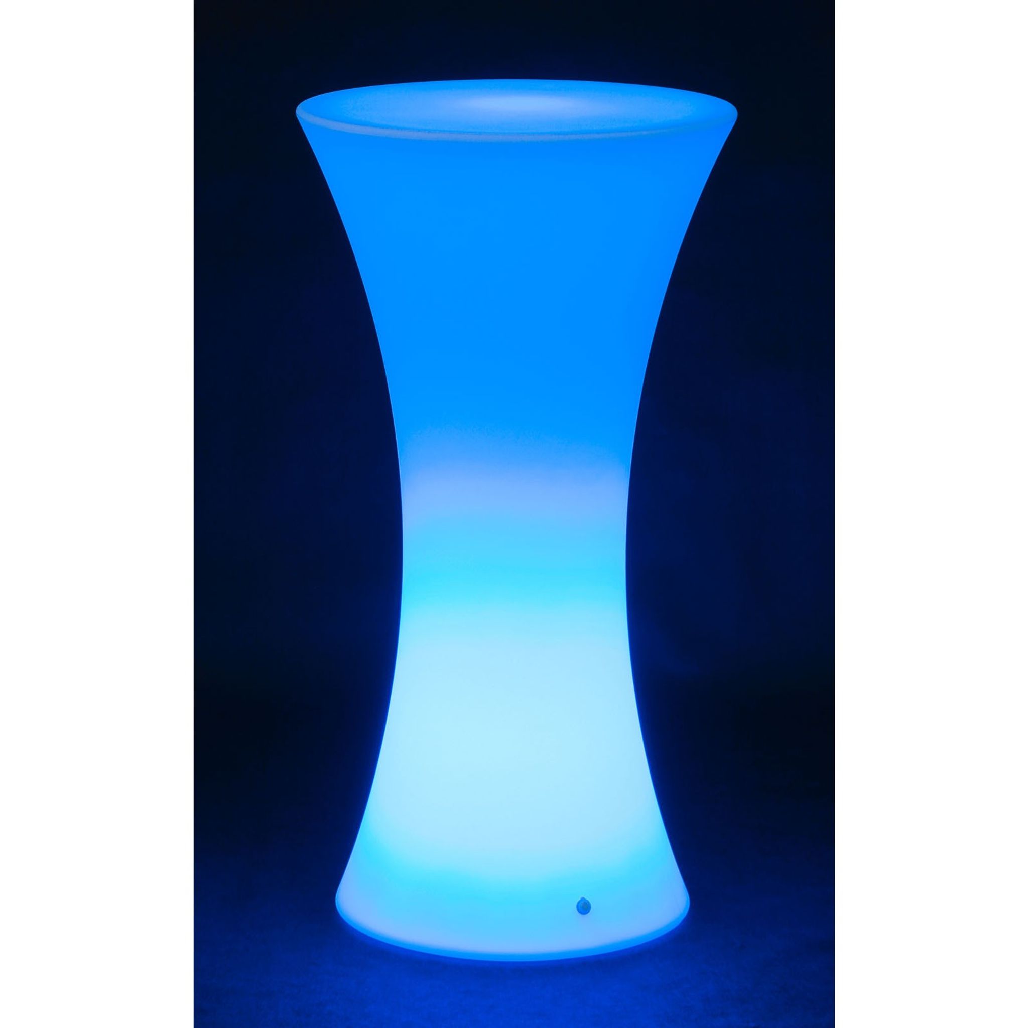 LED svítící koktejlový stůl, 110 x 58 cm