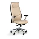Leder-Bürosessel FANCY, beige