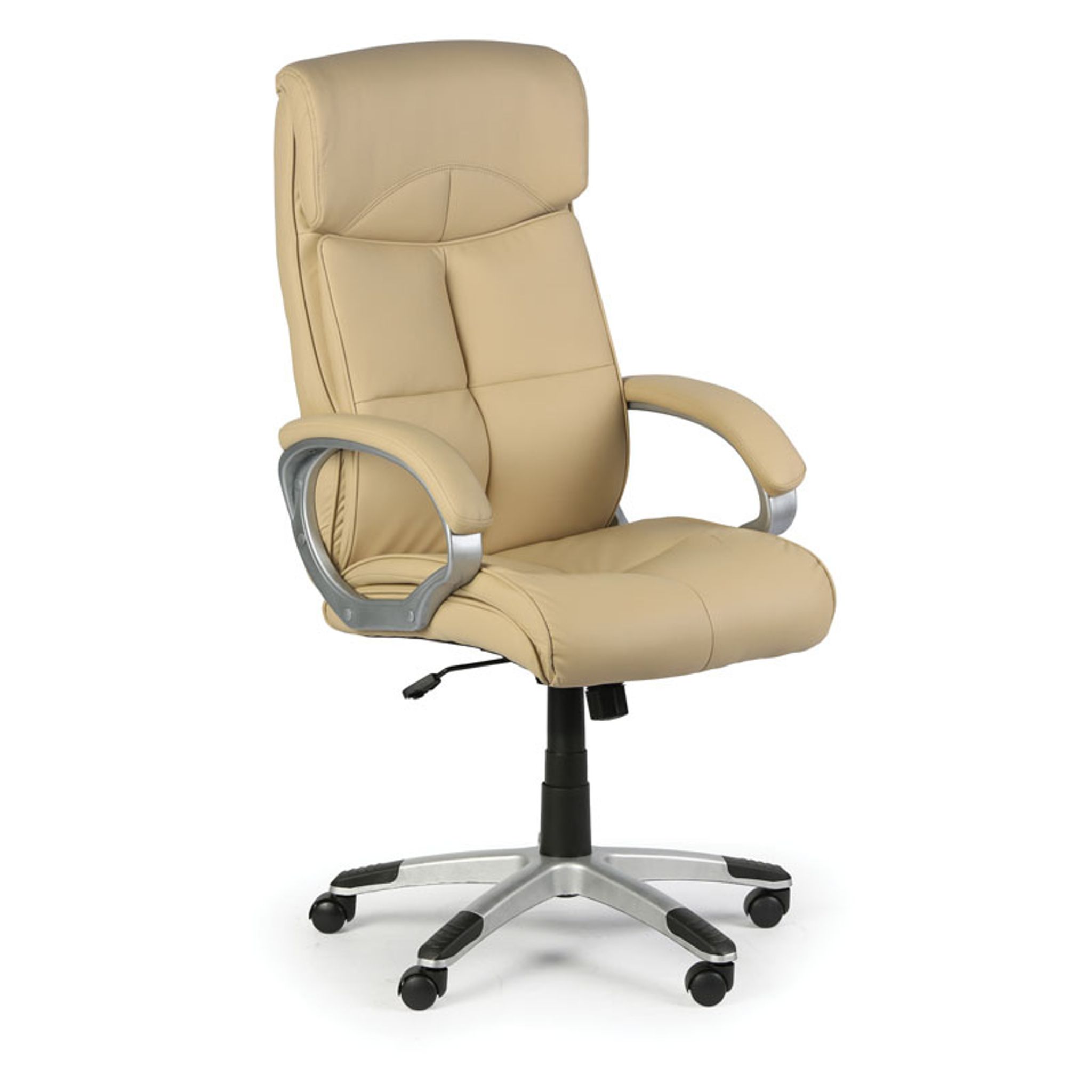 Leder-Bürosessel FOSTER, beige