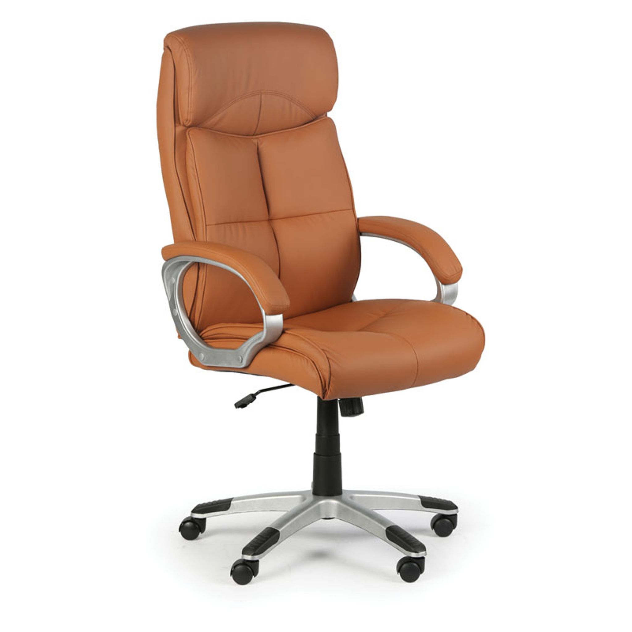 Leder-Bürosessel FOSTER, braun