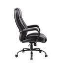 Leder-Bürosessel MAXOR XXL, schwarz
