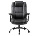 Leder-Bürosessel MAXOR XXL, schwarz