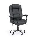 Leder-Bürosessel MAXOR XXL, schwarz