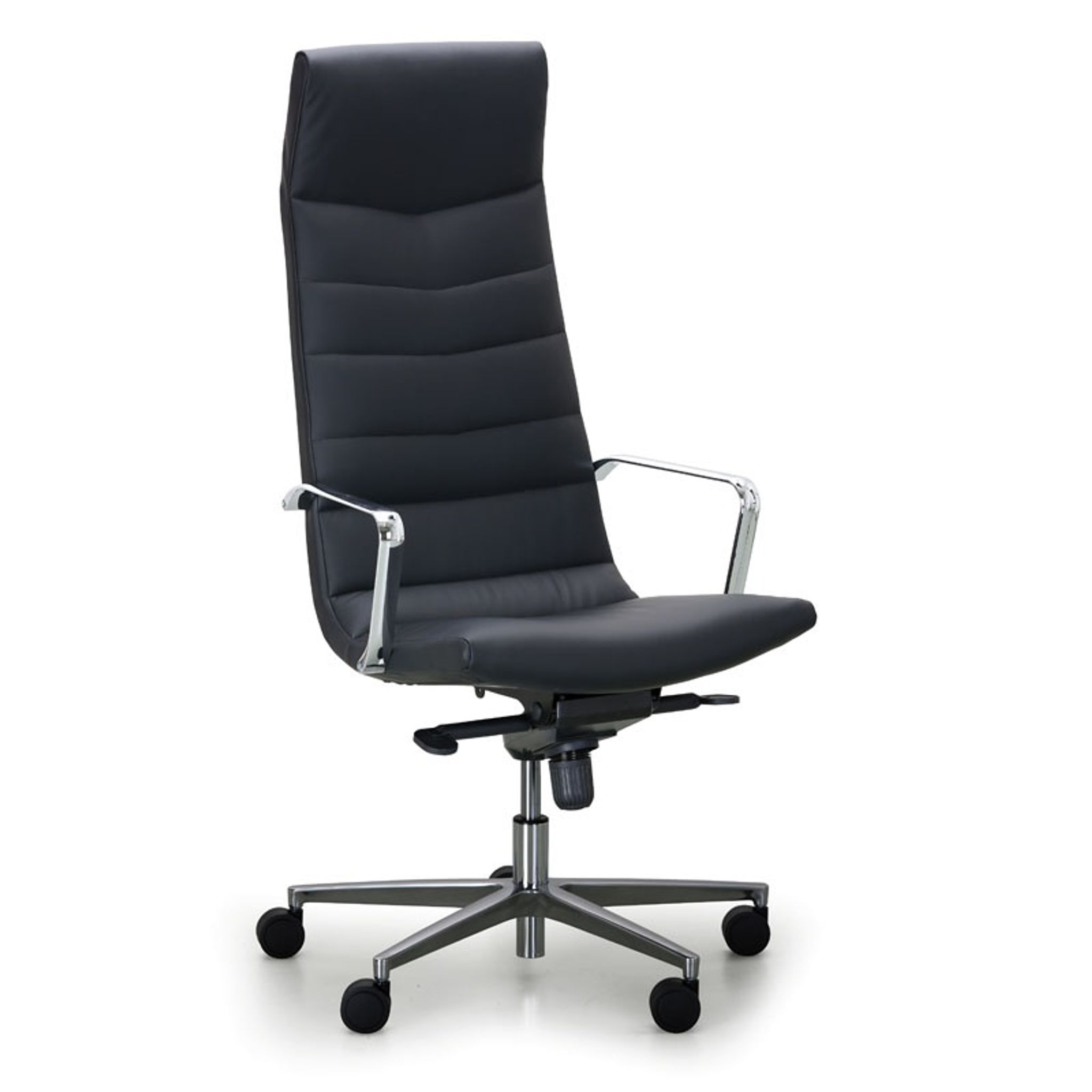 Leder-Chefsessel PROKURIST, schwarz