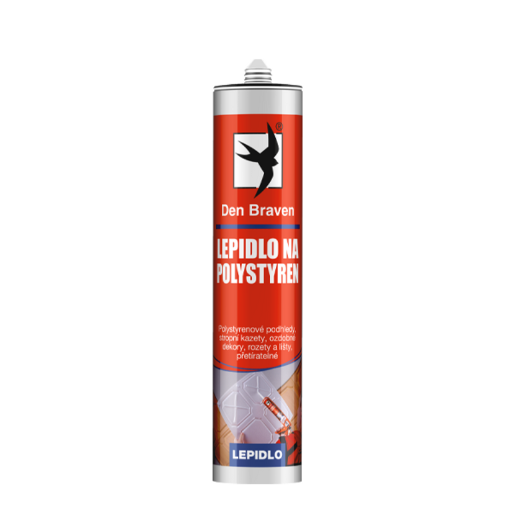 Lepidlo na polystyren, 280 ml, bílé