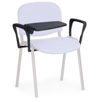 2 Armlehnen mit Kunststofftisch für Konferenzstühle SMART, ISO, VIVA, SMILE