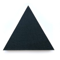 Akustický panel, trojuholník, 20x20x20 cm, 20 ks, čierna
