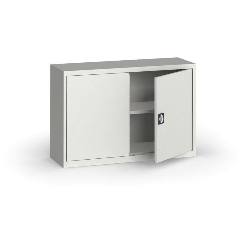 Blechschrank. 800 x 1200 x 400 mm, 1 Regalboden