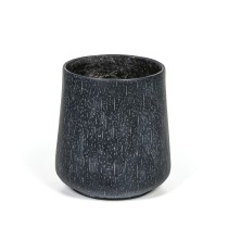 Blumentopf Zylinder XL, 49 x 49 x 50 cm, fiberclay, schwarz
