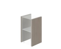 Boční obkladová deska WELS, pár, 427 x 38 x 774 mm, dub šedý