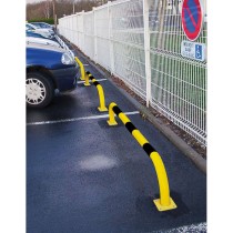 Bogenförmige Sperre für Parkplätze, 2000 mm, verzinkt