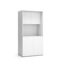 Büroküche NIKA ohne Ausstattung 1000 x 600 x 2000 mm, weiß