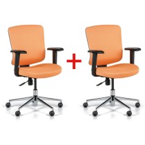 Bürostuhl, Schreibtischstuhl HILSCH 1+1 GRATIS, orange