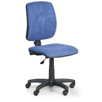 Bürostuhl, Schreibtischstuhl TORINO II ohne Armlehnen, blau
