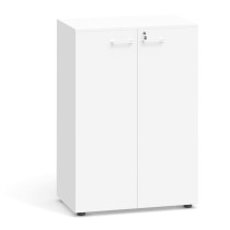 Büroschrank mit Tür PRIMO, 1087 x 800 x 420 mm, weiß