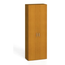 Büroschrank mit Tür, PRIMO KOMBI, 5 Regalböden, 2233 x 800 x 400 mm, Kirschbaum