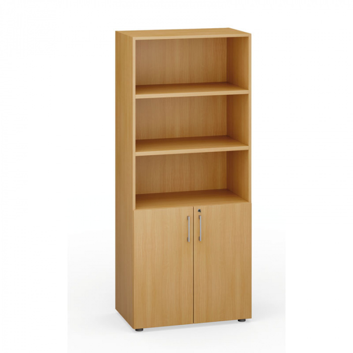 Büroschrank PRIMO, Tür für 2 Ebenen, 1781 x 800 x 420 mm