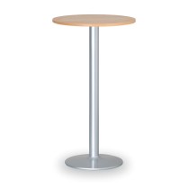 Cocktailtisch, Partytisch OLYMPO II, Durchmesser 60 cm, graues Fußgestell