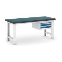 Dielenský stôl GB s kontajnerom, 1800 mm, 2x zásuvka