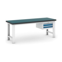 Dielenský stôl GB s kontajnerom, 2100 mm, 2x zásuvka