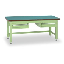 Dielenský stôl GL s 2 závesnými boxami na náradie, MDF + PVC doska, 2 zásuvky, 1800 x 750 x 800 mm