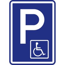 Dopravní značka – Parkoviště pro vozíčkáře
