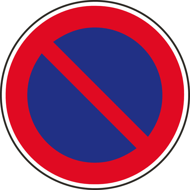 Dopravní značka – Zákaz stání