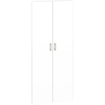 Dvere pre regály PRIMO KOMBI, výška 1838 mm, na 4 police, biela