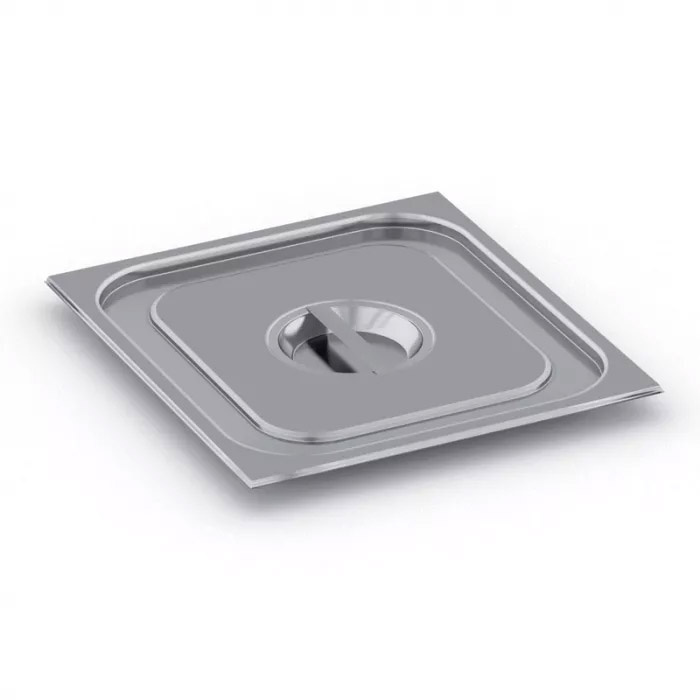 Edelstahl Deckel für GN-Behälter 1/6, 162x176 mm
