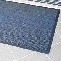 Ekonomická polypropylénová čistiaca rohož, 900 x 1500 mm, modrá