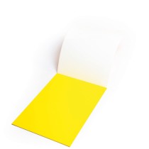 Elektrostatische Markierungsfolie Symbioflipcharts 500 x 700 mm, gelb