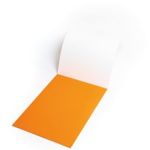 Elektrostatische Markierungsfolie Symbioflipcharts 500 x 700 mm, orange