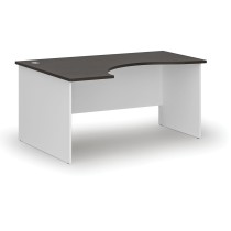 Ergonomický kancelářský pracovní stůl PRIMO WHITE, 1600 x 1200 mm, levý
