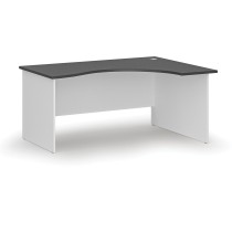 Ergonomický kancelářský pracovní stůl PRIMO WHITE, 1600 x 1200 mm, pravý