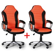 Fotel biurowy SPORT 1+1 GRATIS, pomarańczowy