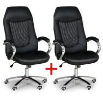 Fotel biurowy SUPERIOR 1+1 GRATIS, czarny