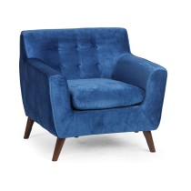 Fotel NORDIC, niebieski