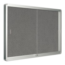 Gablota wewnętrzna z przesuwanymi drzwiami, tekstylna, 926 x 661 mm