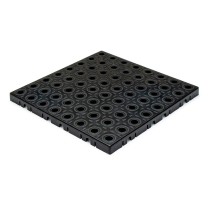 GripTil Bodenplatte, 16 Stück, schwarz