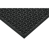 Gummi-Reinigungsmatte für Innenbereiche, 600 x 900 mm, schwarz