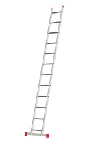 Hliníkový jednodielny oporný rebrík HOBBY, 3,3 m, 12 priečok