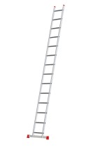 Hliníkový jednodielny oporný rebrík HOBBY, 3,9 m, 14 priečok