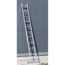 Hliníkový jednodielny rebrík ALVE EUROSTYL, 1x11 priečok, dĺžka 3,13 m