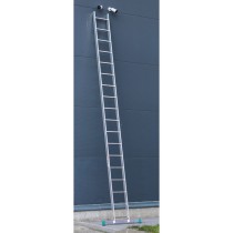 Hliníkový jednodielny rebrík ALVE EUROSTYL, 1x18 priečok, dĺžka 5,12 m