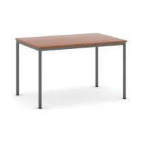 Jedálenský stôl, 1200 x 800 mm, doska čerešňa, podnož tm. sivá