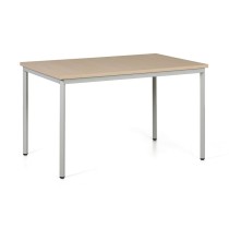 Jedálenský stôl TRIVIA, svetlosivá konštrukcia, 1200 x 800 mm