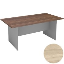Jednací stůl PRIMO FLEXI, 1800 x 900 mm, hranatý, bílá / dub přírodní