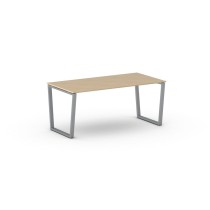 Jednací stůl PRIMO IMPRESS se šedostříbrnou podnoží 1800 x 900 x 750 mm